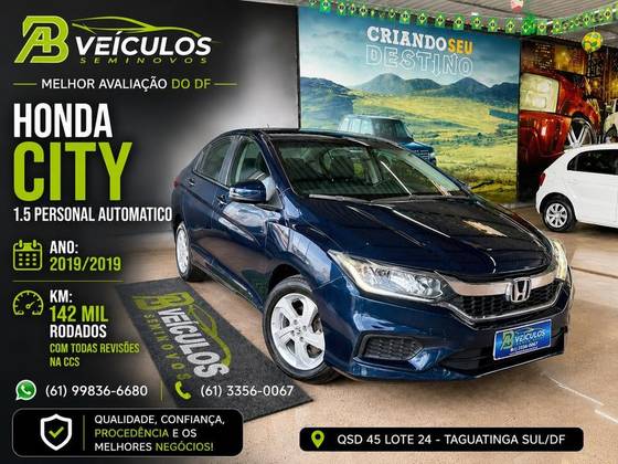 HONDA CITY 1.5 PERSONAL 16V FLEX 4P AUTOMÁTICO HONDA CITY 1.5 PERSONAL 16V FLEX 4P AUTOMÁTICO